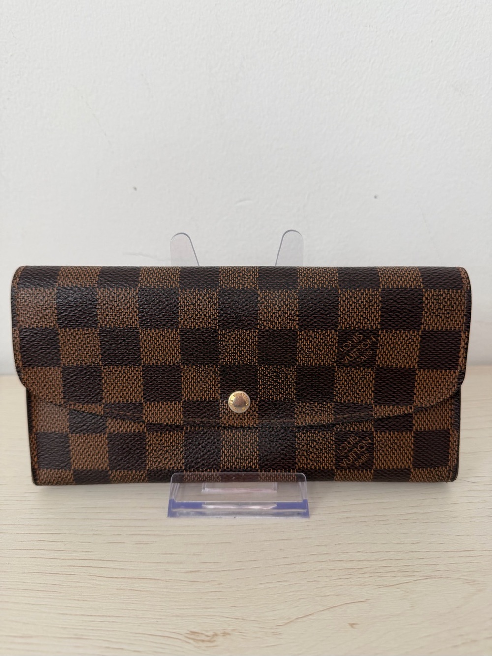 Louis Vuitton Brown Damier Ebene Wallet
